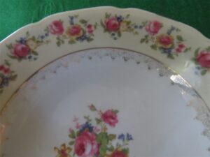 Serving Bowl Gold Castle Japan Hostess Pattern 2