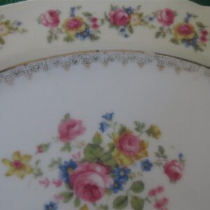 Serving Platter Gold Castle Occupied Japan 1940’s 2