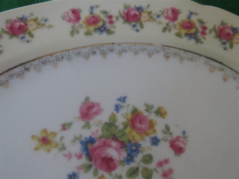 Serving Platter Gold Castle Occupied Japan 1940’s 2