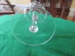 Stemware Etched Floral Cocktail/Wine Glass 2
