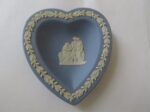 Wedgwood Heart Shaped Blue Trinket Tray 1