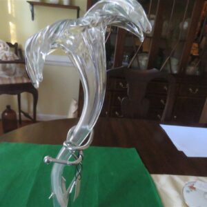 Oneida Bud VaseAmaryllis Silverplate And Glass Clear glass 5