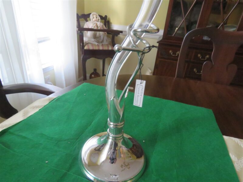 Oneida Bud VaseAmaryllis Silverplate And Glass Clear glass 7