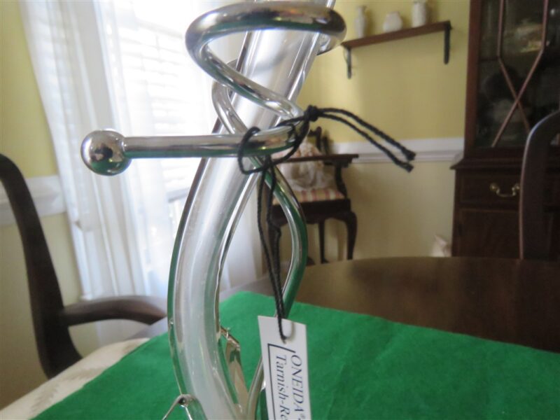 Oneida Bud VaseAmaryllis Silverplate And Glass Clear glass 8