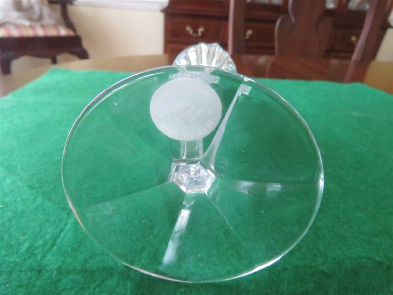 Lenox Leaded Crystal Tapered Stem Candle Holder Pair of Candle Holders 4