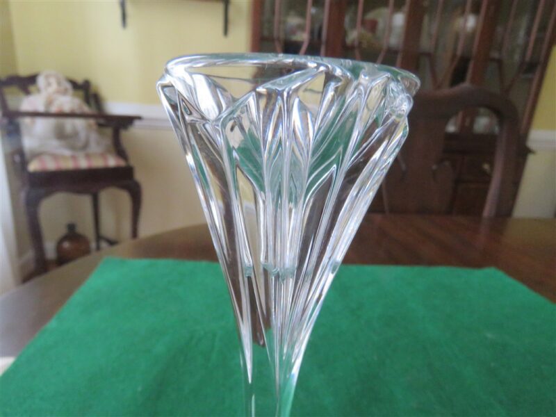 Lenox Leaded Crystal Tapered Stem Candle Holder Pair of Candle Holders 2