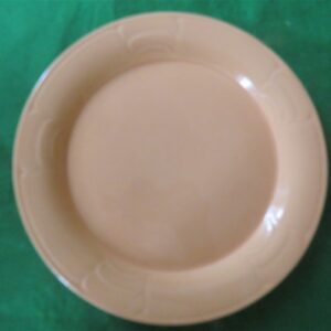Arita Schulptura Peach Round Platter Chop Plate 1