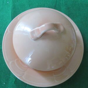 Arita Schulptura Peach Round Butter/Cheese Plate 2