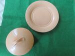 Arita Schulptura Peach Round Butter/Cheese Plate 3