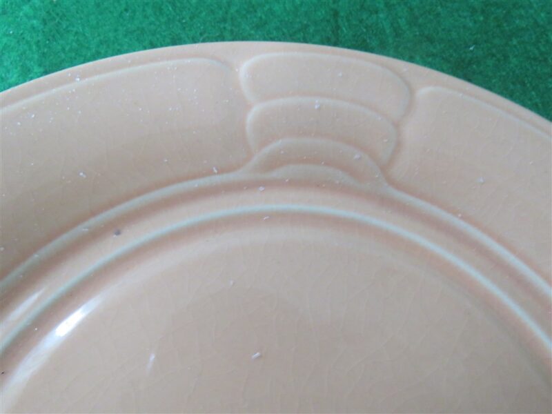 Arita Schulptura Peach Round Butter/Cheese Plate 3