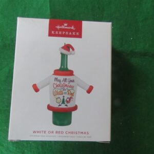 Hallmark Keepsake White Or Red Christmas Ornament 1