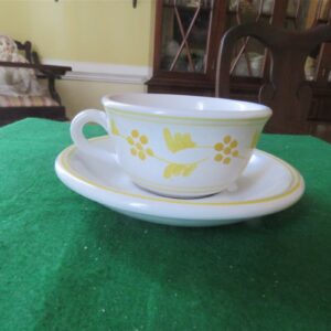 Cup & Saucer Sicilia Yellow by Caleca 1