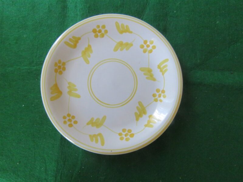 Salad Plate Sicilia Yellow by Caleca Set of 6 Plates 1