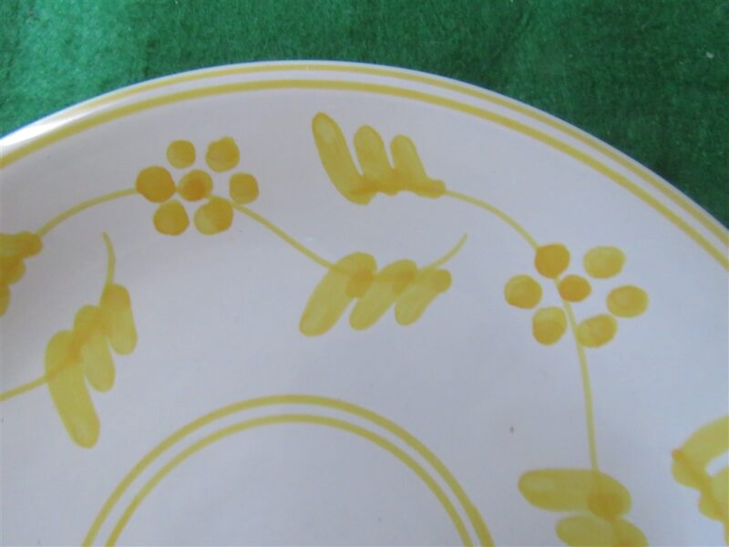 Salad Plate Sicilia Yellow by Caleca Set of 6 Plates 2
