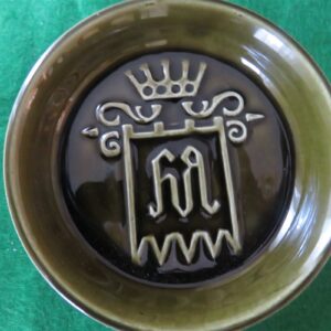 Dipping Sauce Condiment Dishes Made in Portugal Dark green 1