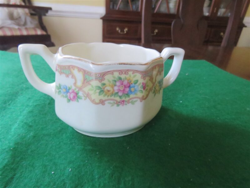 Mt clemens pottery creamer & sugar bowl 13