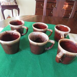 Brown Glaze mugs 12