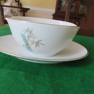 gravy boat with under plate Noritake Oriental 1