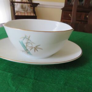 gravy boat with under plate Noritake Oriental 12