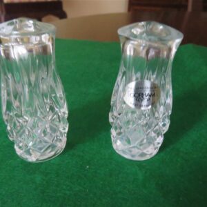 Gorham Lead Crystal 3" Salt & Pepper Shakers 2