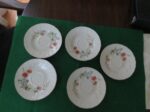 Mikasa Margaux Saucers D1006 Ivory Floral Basket weave 2
