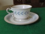 Syracuse China Sherwood Old Ivory Footed Tea Cup & Saucer 2