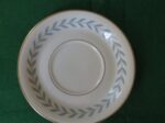 Syracuse China Sherwood Old Ivory Footed Tea Cup & Saucer 3