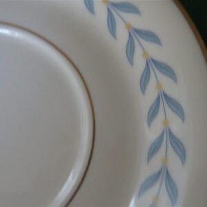 Syracuse China Sherwood Old Ivory Footed Tea Cup & Saucer 4