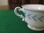 Syracuse China Sherwood Old Ivory Footed Tea Cup & Saucer 7