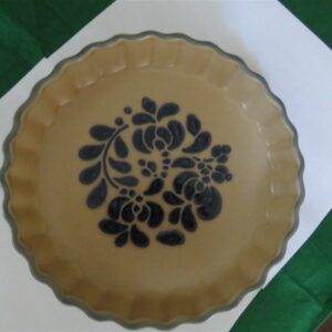 Pfaltzgraff Folk Art Quiche Dish USA 1