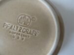 Pfaltzgraff Folk Art Cereal / Soup Bowl USA Blue and Tan Stoneware Pattern 5