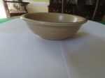 Pfaltzgraff Folk Art Cereal / Soup Bowl USA Blue and Tan Stoneware Pattern 6