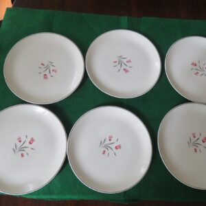 Salem China Luncheon Plate Tulip Time 4