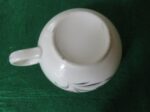 Salem China Cup & Saucer Tulip Time Set of 6 Cups & Saucers Pink Tulips, Gray Leaves, Platinum Trim 7