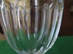 Set of 6 Vintage Lead Crystal Water Goblets 7" Tall 8 Panel Optic Design Heavy Crystal 5