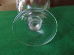 Set of 6 Vintage Lead Crystal Water Goblets 7" Tall 8 Panel Optic Design Heavy Crystal 7