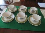 101152L1 (1067 x 800) Metlox Poppytrail Provincial Fruit Avocado Rim Cups & Saucers 1