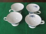 Lennold Fine China Footed Cup Blue Meissen 1