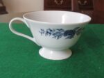 Lennold Fine China Footed Cup Blue Meissen 2