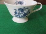 Lennold Fine China Footed Cup Blue Meissen 3