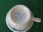 Lennold Fine China Footed Cup Blue Meissen 5