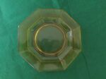 101160L1 (1067 x 800) Vintage Amber Octagonal Glass Salad Plates – USG Co. 1