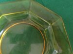 101160L2 (1067 x 800) Vintage Amber Octagonal Glass Salad Plates – USG Co. 2
