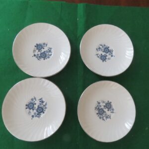 Enoch Wedgwood Royal Blue Ironstone Saucer 1