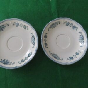 Poppytrail Colonial Garden Blue Saucer by Metlox 1