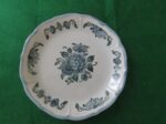 Poppytrail Colonial Garden Blue Coupe Salad Plate by Metlox 1