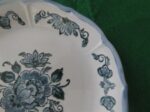 Poppytrail Colonial Garden Blue Coupe Salad Plate by Metlox 2