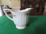 Sebring Ivory Porcelain "Normandie" matching creamer and covered sugar bowl 3
