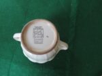 Sebring Ivory Porcelain "Normandie" matching creamer and covered sugar bowl 9