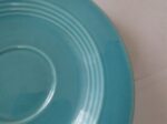 Homer Laughlin Harlequin Spruce Green Flat Cup & Saucer 6
